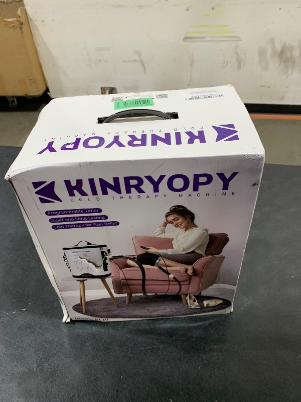 Photo 1 of Cold Therapy Machine with Programmable Timer, Portable Ice Machine for Knee After Surgery, Knee Replacement Recovery System, Cryotherapy Pain Relief w/Compression Pad for,Shoulder, Hip and Ankle