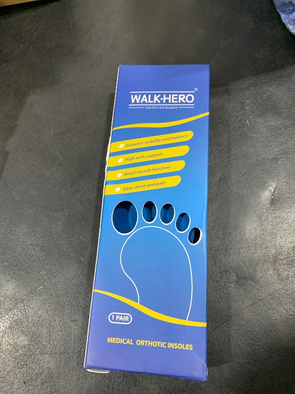 Photo 1 of Inserts Relieve Plantar Fasciitis - Flat Feet Insoles Arch Supports, Orthotic Insoles for Foot Pain Arch Pain Reduce Muscle Fatigue Absorb Shock (Mens 4-4 1/2 | Womens 6-6 1/2)