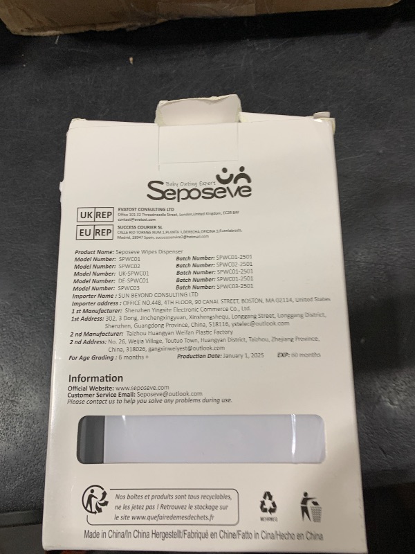 Photo 1 of Wipes Dispenser, Wipe Holder for Baby & Adult, Seposeve Refillable Wipe Container, Keeps Wipes Clean. Non-Slip, Easy Pull Wipes Pouch Case, (Grey)