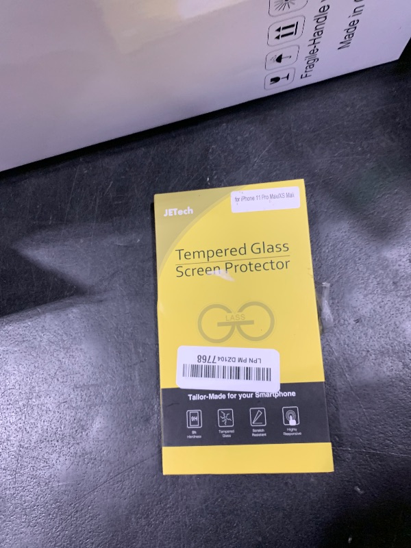 Photo 1 of JETech Privacy Screen Protector for iPhone 11 Pro Max and iPhone Xs Max 6.5-Inch, Anti Spy Tempered Glass Film, 2-Pack