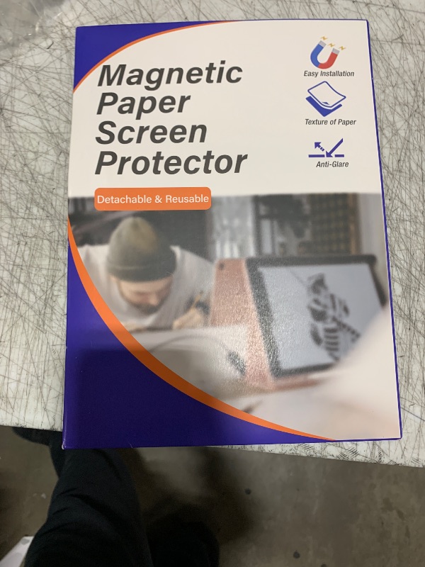 Photo 1 of Magnetic Paper Screen Protector for iPad Air 11-inch (M3)2025/(M2)2024, Matte Screen Protector for iPad Air 11-in M3 2025, Write and Draw Feel Like on Paper, Anti-Glare and Anti Scratch, Detachable and Reusable