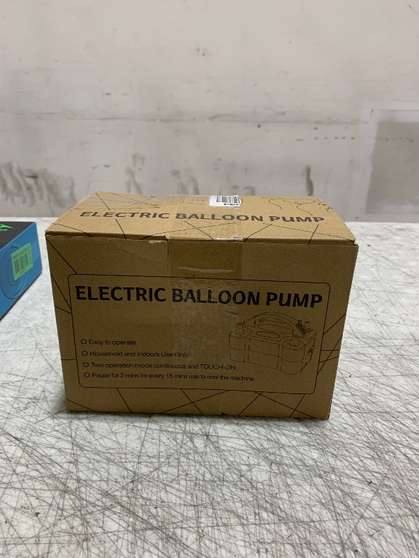 Photo 1 of DECOCKRAT Balloon Pump - Electric Dual Nozzle Air Pump for Balloon, Portable Balloon Blower Save Time and Effort, Balloon Inflator for Parties and Decorations - 110V-120V, 600W, BluePink