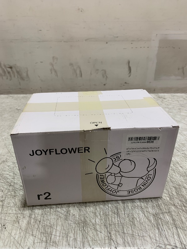Photo 1 of JoyFlower Preserved Flowers in Glass Gifts for Women, Forever Pink Rose Bear Gift, Eternal Flower Preserved Rose in Glass Dome for Mom Wife Girlfriend on Mother's Valentine's Day Birthday Anniversary