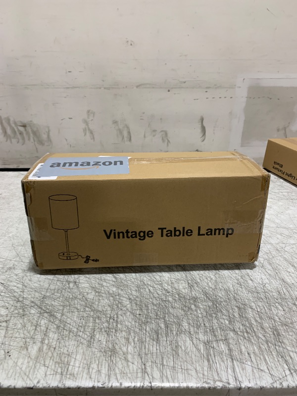 Photo 1 of Lynnoland Touch Wood Table Lamps Set of 2, Bedroom Lamps with 2 USB & AC Outlet, 3-Way Dimmable Bedside Nightstand Lamps for Bedroom Living Room Nursery, 800 Lumens 2700K Bulbs Included