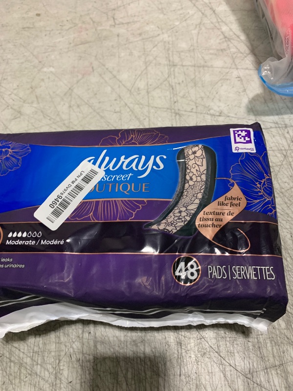 Photo 1 of Poise Incontinence Pads & Postpartum Incontinence Pads, 6 Drop Ultimate Absorbency, Long Length, 42 Count, Packaging May Vary