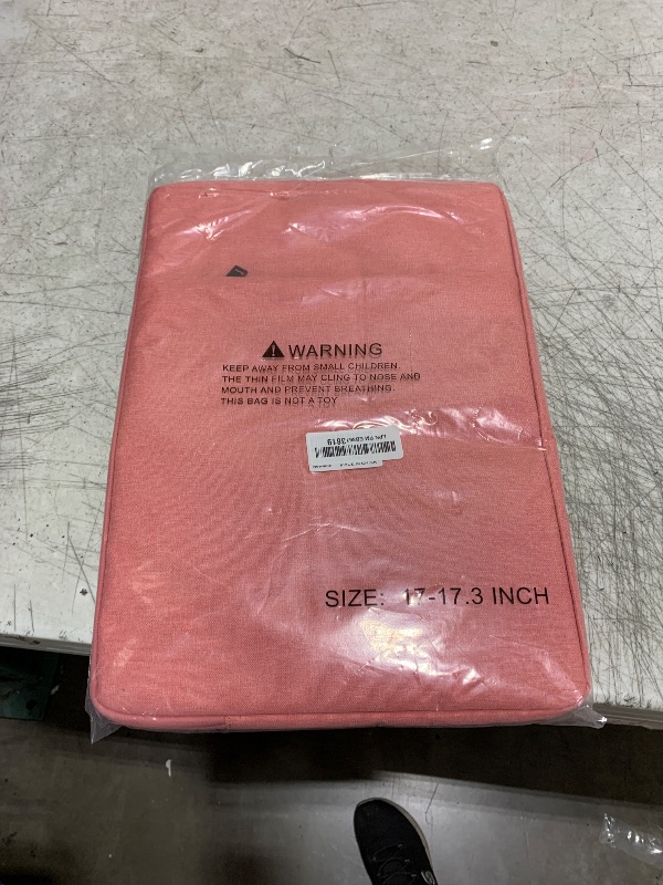 Photo 1 of 17.3 Inch Laptop Case Sleeve for Dell Inspiron 17/Dell G3 G7 17.3, HP Envy 17/Pavilion 17, Lenovo ideapad 17, Acer Predator 17, MSI GS75, 17.3 inch Computer Carrying Bag -Pink