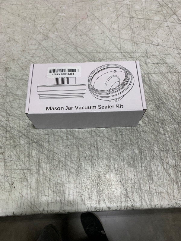 Photo 1 of Mason Jar Sealer kit for FoodSaver Vacuum Sealer, Regular and Wide Mouth Mason Jar Vacuum Sealer Kit with Accessory Hose, Jar Sealer Attachment Compatible with All FoodSaver Vacuum Sealers