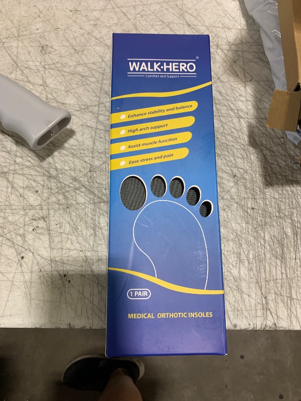 Photo 1 of Plantar Fasciitis Feet Insoles Arch Supports Orthotics Inserts Relieve Flat Feet, High Arch (Mens 10-10 1/2 | Womens 12-12 1/2)
