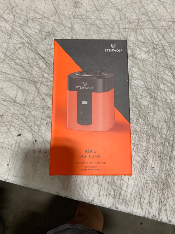 Photo 1 of ETENWOLF AIR 3 Air Pump for Inflatables with 2600 mAh Battery & Camping Light, Ultra-Fast and Mini Electric Air Pump, Inflate Deflate for Air Mattress, Pool Floats, Vacuum Storage Bags