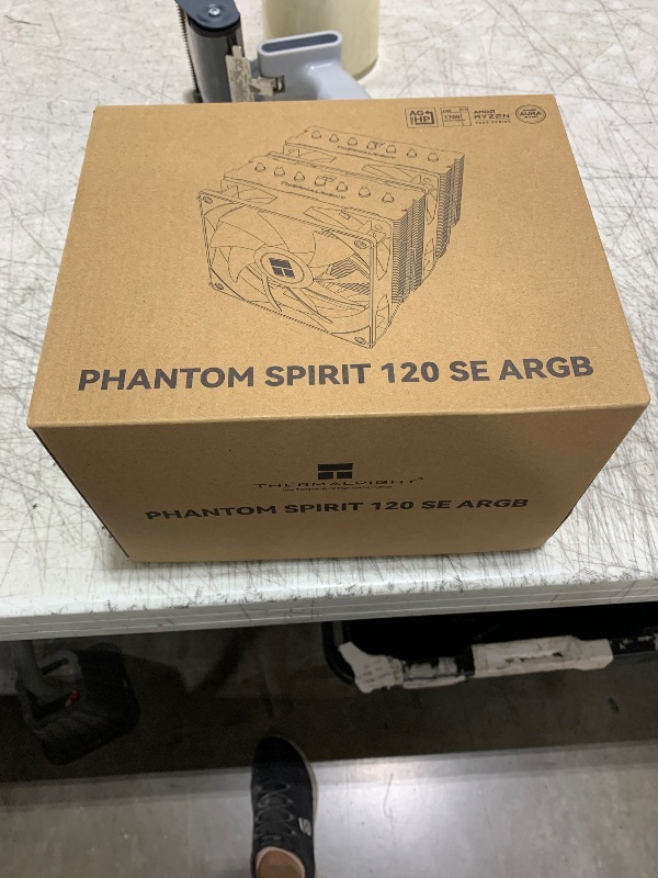 Photo 1 of Thermalright PS120SE ARGB CPU Air Cooler, 7 Heat Pipes CPU Cooler,Dual 120mm TL-C12B-S V2 PWM Fan, AGHP 4.0 Technilogy, S-FDB Bearing, for AMD AM4 AM5/Intel 1700/1150/1151/1200, PC Cooler