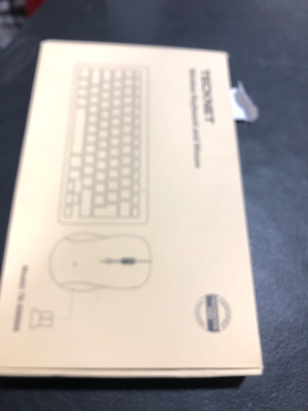 Photo 1 of TECKNET Wireless Keyboard and Mouse Combo, Mini Cordless Computer Keyboard and Mouse Set 2.4GHz, Silent Adjustable 1600 DPI, Quiet Click, Lag-Free for Computer, Laptop, PC, Windows, Mac, Chrome OS