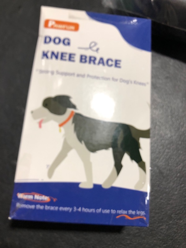 Photo 1 of Pawfun Dog Knee Brace for Hind Legs- Adjustable Dog Leg Brace for Both Back Leg Helps with Torn ACL, Luxating Patella, Ligament Injuries & Arthritis, L
