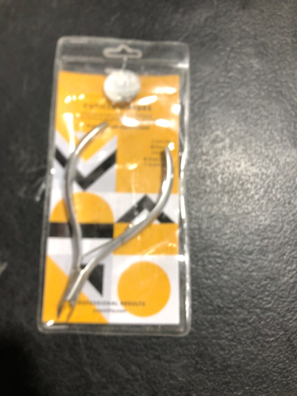 Photo 1 of Rui Smiths Ultra-Premium Stainless Steel Cuticle Nippers - Professional Stainless Steel Cuticle Cutters - Spanish Handle, Rounded Box Joint, Matte Chrome Plated - 5mm Jaw, Single Spring