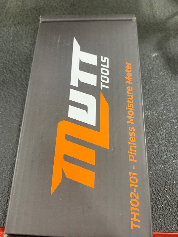 Photo 1 of Mutt Tools Pinless Moisture Meter for Drywall – Non-Destructive Wood Moisture Meter for Walls, Wood and Masonry – Detects up to 2 Inches Below the Surface