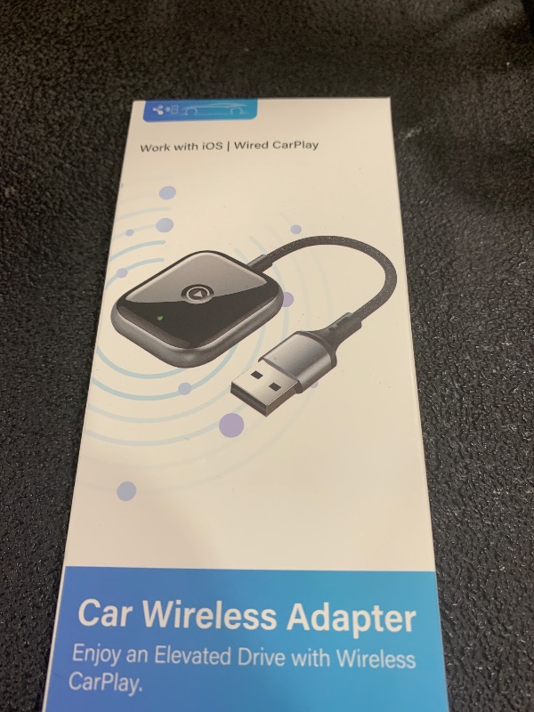 Photo 1 of Wireless CarPlay Adapter for Apple CarPlay, Easy to Upgrade Wired CarPlay to Wireless, Instant Connectivity, Super Mini Car Play Dongle for iPhone Fit for Cars with Built-in CarPlay