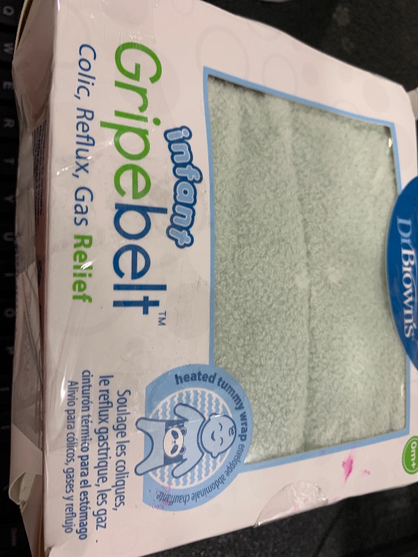 Photo 1 of Dr. Brown's Infant Gripebelt Heated Belly Band, Soothe Baby's Tummy with Gentle Warmth and Compression, Panda, 0m+