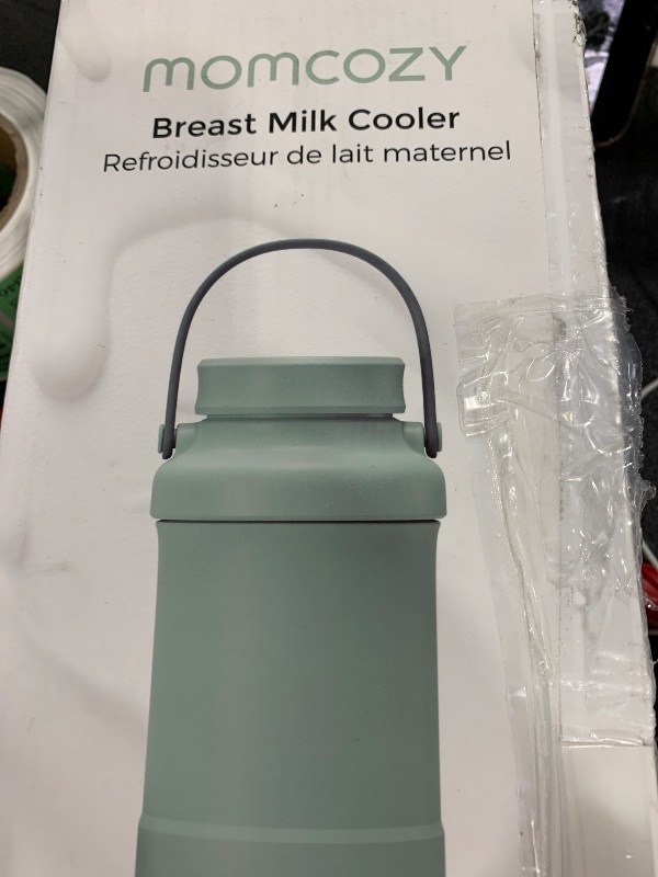 Photo 1 of Momcozy 22oz Portable Breast Milk Cooler for Outdoor, Life Saver with 360° Total Cooling for 24 Hours, Larger Capacity Travel Breastmilk Chiller with 2pcs Baby Bottles for Breastmilk Storage, Cream