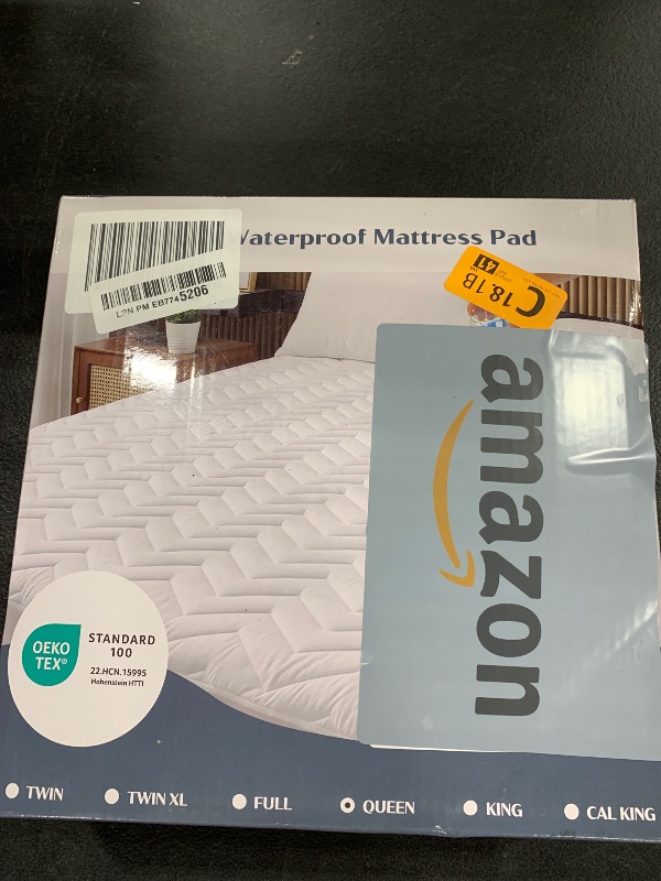 Photo 1 of Queen Size Waterproof Mattress Protector Quilted, Breathable Ultra-Soft Filling Mattress Pad, Fitted Deep Pocket Mattress Cover Fits 6''-25'' Mattress White