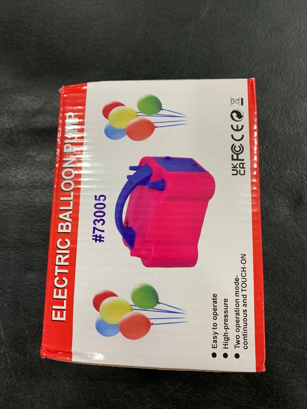 Photo 1 of FLSEPAMB Balloon Pump, Electric Balloon Pump,Portable Dual Nozzles Electric Balloon Air Pump 110V 600W, Electric Balloon Inflator with Tying Tool, Colored Ribbons for Party Decoration
