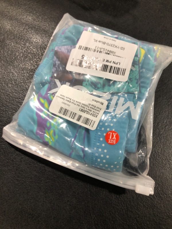 Photo 1 of MIZOK Men's Sexy Hot Print Bikini Swimsuit Swimwear Fashion Quick Dry Beach Swim Brief Blue XL