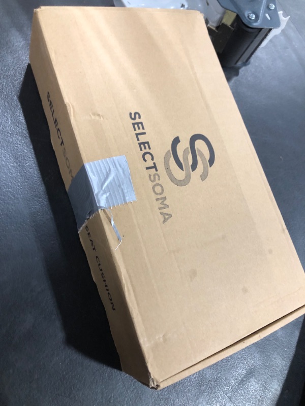 Photo 1 of SelectSoma Gel Seat Cushion for Long Sitting Pressure Relief for Back, Sciatica, Coccyx, Tailbone Pain - Cushion for Office Chair, Wheelchair, Car & Truck, Patio Chairs - Egg Seat Pad