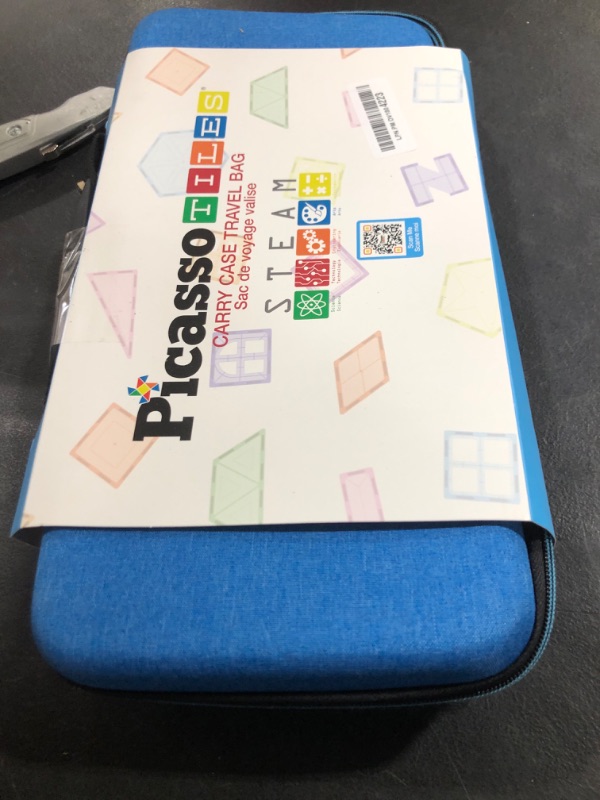 Photo 1 of PicassoTiles Toy Carry Case Magnetic Tiles Construction Blocks Magnet Toys Kids Accessory Character Action Figure Toddlers Storage Box Organizer STEM Portable Travel Bag Water Resistant Oxford Cloth