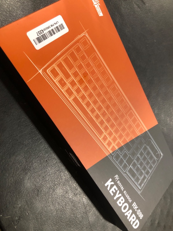 Photo 1 of RK ROYAL KLUDGE S98 Mechanical Keyboard w/Smart Display & Knob, Top Mount 96% Wireless Mechanical Keyboard BT/2.4G/USB-C, Hot Swappable, Software Support, Massive Battery, 98 Keys