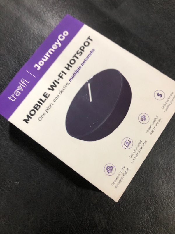 Photo 1 of New TravlFi JourneyGo LTE RV WiFi Hotspot | RV Internet with Multiple Networks, Pay As You Go and No Contracts | Portable Internet for Travel, Motorhomes and Campers