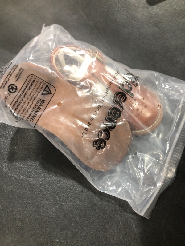 Photo 1 of Kiderence Toddler Little Girls Mary Jane Dress Shoes School Oxford for Girls Brown Flats Size 8M