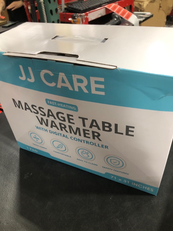 Photo 1 of JJ CARE Massage Table Warmer 31"x71", Digital 5 Heat Control Massage Bed Warmer Fleece Pad w/Detachable 12 FT Cord, Table Warmer Massage Therapy w/Overheat Protection, Massage Table Heating Pad