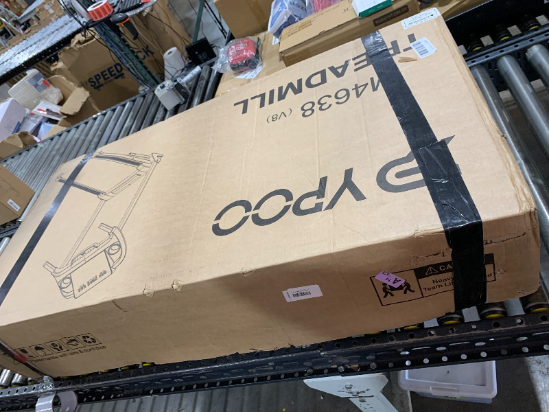 Photo 1 of Treadmills for Home Use, Walking Pad Treadmill with Incline, Auto Foldable Treadmills for Home, 8.0 MPH Running Treadmill with Bluetooth Enabled, 300 lbs User Capacity