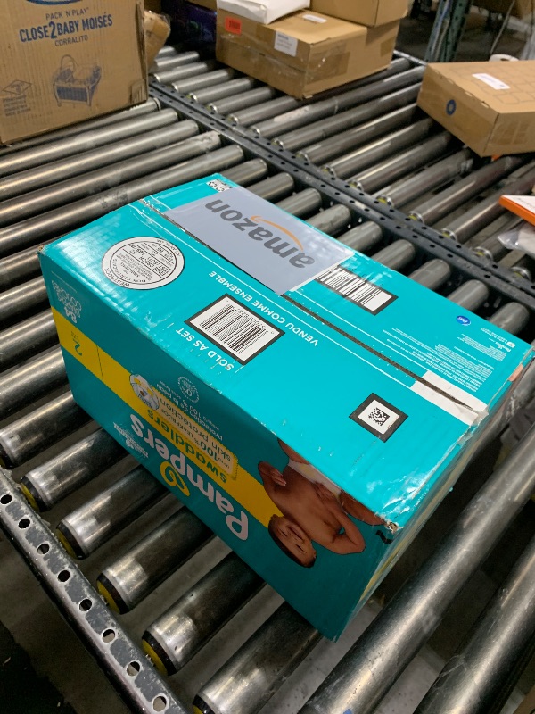 Photo 1 of Pampers Baby Diapers - Swaddlers - Size 2, 84 Count, Ultra Absorbent Disposable Infant Diaper