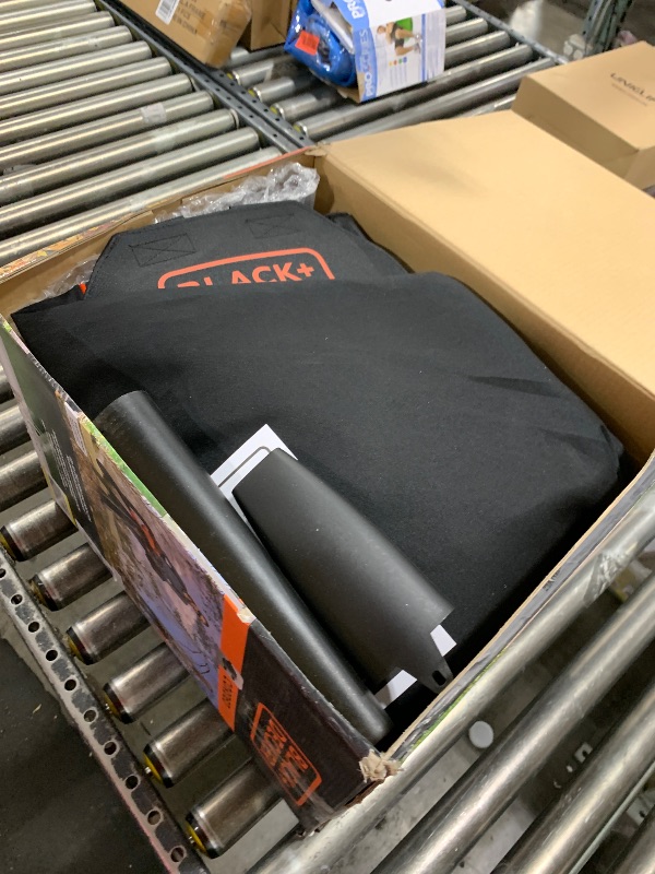 Photo 1 of BLACK+DECKER Electric Leaf Blower, Leaf Vacuum and Mulcher 3 in 1, 250 mph Airflow, 400 cfm Delivery Power, Reusable Bag Included, Corded (BEBL7000)