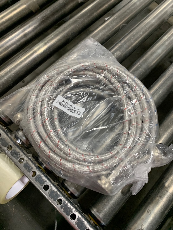 Photo 1 of 15 FT Washing Machine Hose,Long Washer Water Supply Hoses Hot And Cold Connection(2Packs),Washer Machine Hose Universal Fit for All Standard Wash Machines-by MIFLUS