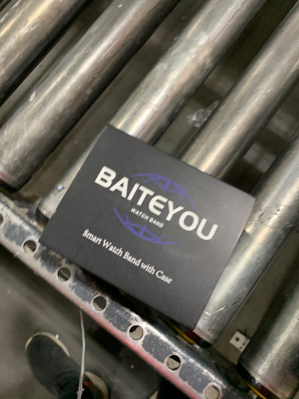 Photo 1 of BAITEYOU Stainless Steel Watch Band with Case Compatible with Apple Watch Ultra 2 1 band (49mm), Rugged Strap with Metal Protective Bumper Cover for iWatch Bands Men (Silver)