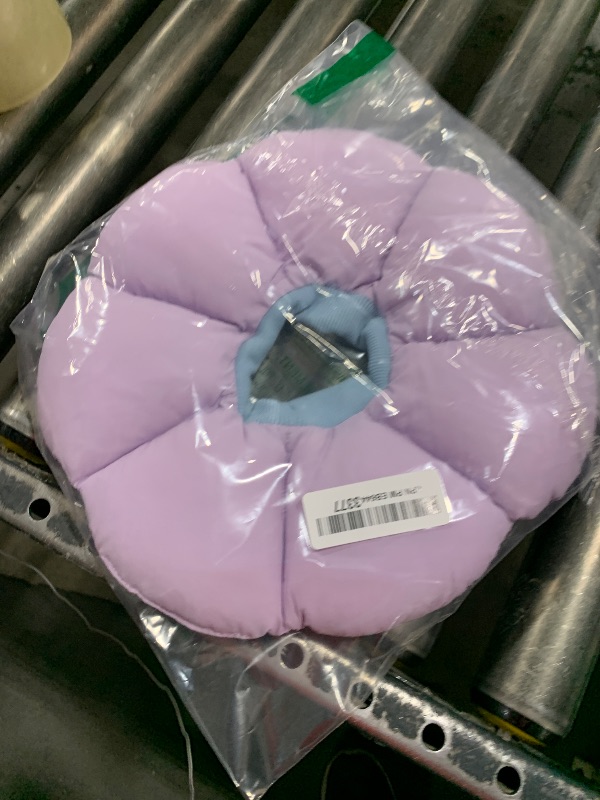 Photo 1 of Cat Cone Collar,Cute Waterproof Cat Recovery Collar,Anti-Bite Lick Wound Healing Safety Elizabethan e Collar for Cats,Purple Flower All-Season Style…