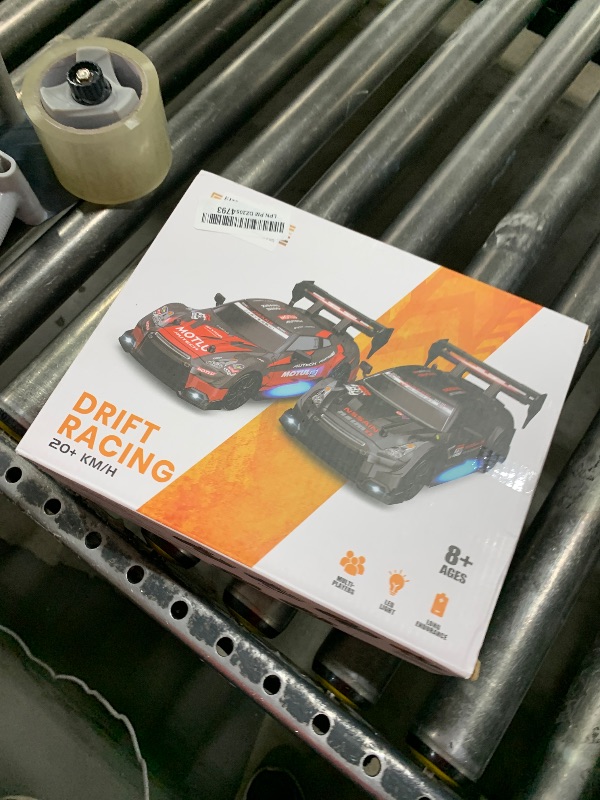 Photo 1 of HTURCCOP 1:24 RC Cybercar, 2.4GHz RC Drift Cars with LED Light, Race Car Toys for Boy Girl 8-12 Years Old, Speed Adjustable 25Km/H,High Speed RC Racing Cars Perfect Toy Gift for Boys & Girls