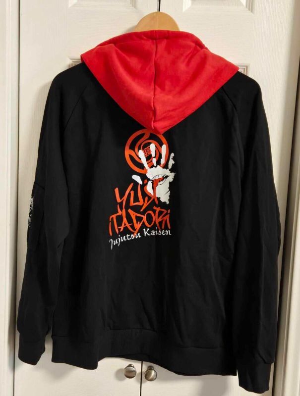 Photo 1 of Anime Jujutsu Kaisen Gojo Satoru Cosplay Pullover Coat Hoodie Sweatshirt xl
