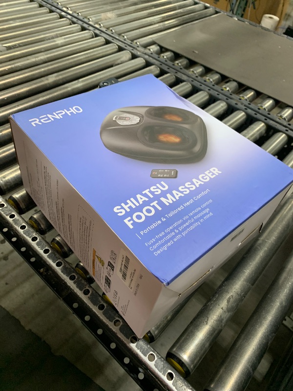 Photo 1 of RENPHO Foot Massager Machine with Heat [2025 Upgraded], FSA HSA Eligible, Foot Massager for Plantar Fasciitis, 3 Heat Levels, Fathers Day Dad Gifts for Women Mom, Wireless Control, True Feet Massage