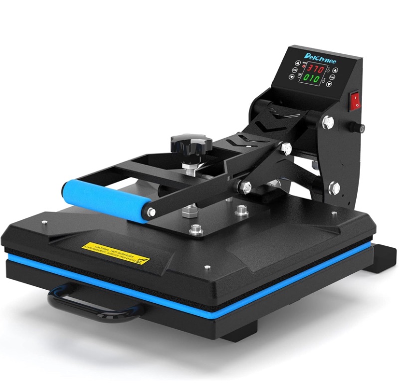 Photo 1 of Delclynee 15" x 15" High Pressure Heat Press Machine for T Shirts, Industrial-Quality Digital Sublimation Printer