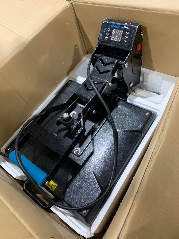 Photo 1 of Delclynee 15" x 15" High Pressure Heat Press Machine for T Shirts, Industrial-Quality Digital Sublimation Printer