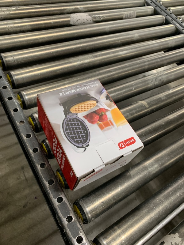 Photo 1 of DASH Mini Maker for Individual Waffles, Hash Browns, Easy to Clean, Non-Stick Surfaces, 4 Inch, White