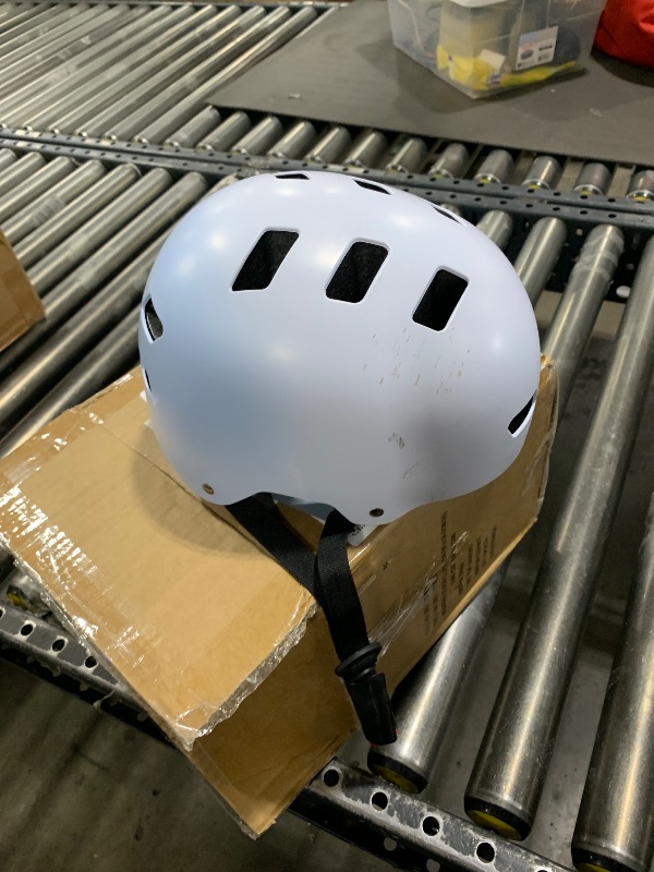 Photo 1 of Bike Skateboard Helmet, Adjustable and Multi-Sport for Skate Scooter (Gradient Light Blue)