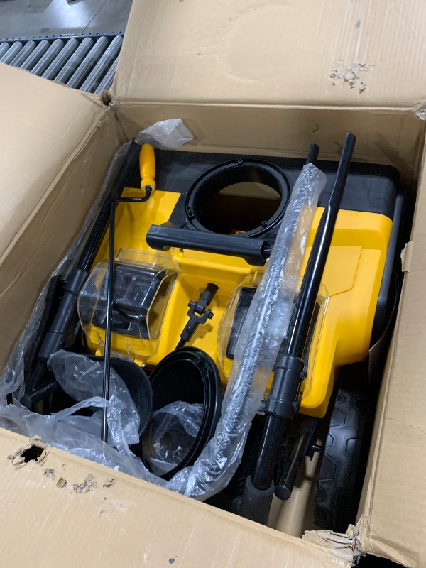 Photo 1 of Houselife Cordless Snow Blower Compatible with Dewalt 20V Max Battery, 2 x 20V Snow Thrower with Brushless (Tool Only, 2 * 4.0Ah Batteries Required)