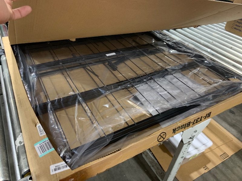 Photo 1 of NEW JETO Metal Bed Frame,Twin Size Bed Frame with Storage Space,Heavy Duty Sturdy Mattress Foundation,Easy Assembly,No Box Spring Needed, Black,14 Inch,Twin