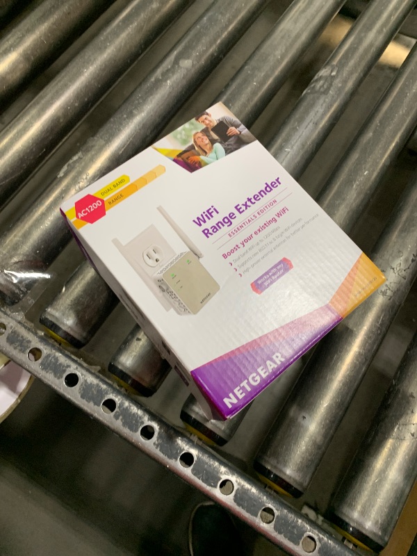 Photo 1 of NETGEAR Wi-Fi Range Extender EX6120 - Coverage Up to 1500 Sq Ft and 25 Devices with AC1200 Dual Band Wireless Signal Booster & Repeater (Up to 1200Mbps Speed), and Compact Wall Plug Design, White