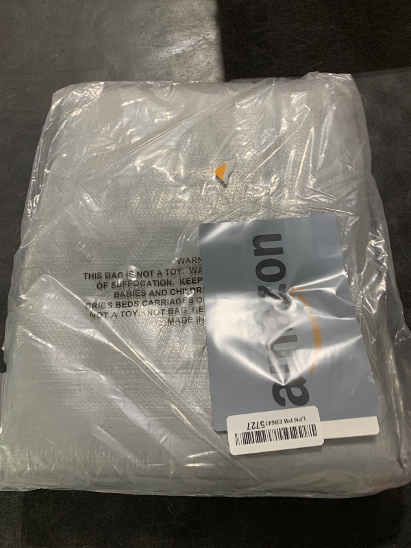Photo 1 of Sunvigor Tarp Waterproof 10x12Ft, Heavy Duty Tarp Cover Extra Thick 14 Mil Tear and UV Resistant, Outdoor Tarps with Grommets and Reinforced Edges for Roof, Camping, Patio, Pool, Boat