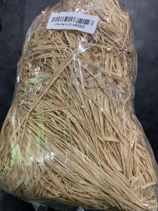 Photo 1 of Fovths 2 Pieces Hawaiian Grass Table Skirt With LED Lights 108 x 27 Inch Raffia Luau Tropical Brown Natural Party Decor for Hawaiian Beach Costume Party