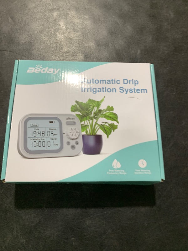 Photo 1 of Automatic Plant Waterer Indoor Self Watering System for 15 Potted Plants, Auto Drip Irrigation Kit Programmable Water Timer with Smart Humidity Detection