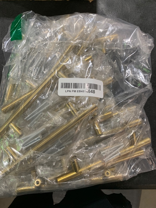 Photo 1 of CZC HOME 25 Pack 6.4 Inch Cabinet Pulls Stainless Steel Drawer Handles, 4" Hole Center Drawer Pulls for Kitchen Dresser Cupboard with 2 Sizes Screws Brushed Brass